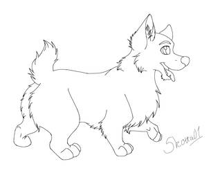 318x250 Corgilineart Explore Corgilineart - Corgi Line Drawing