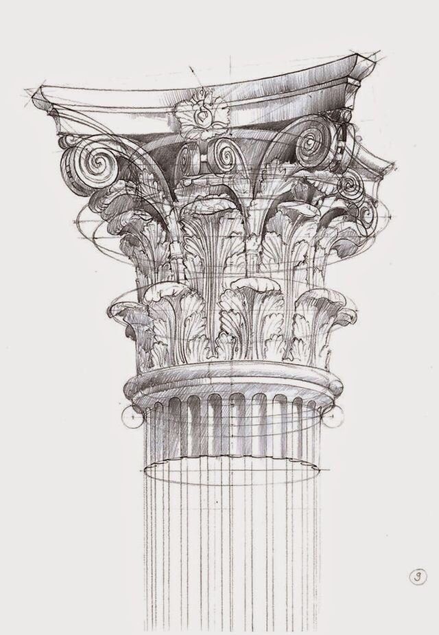 Corinthian Column Drawing at Explore collection of