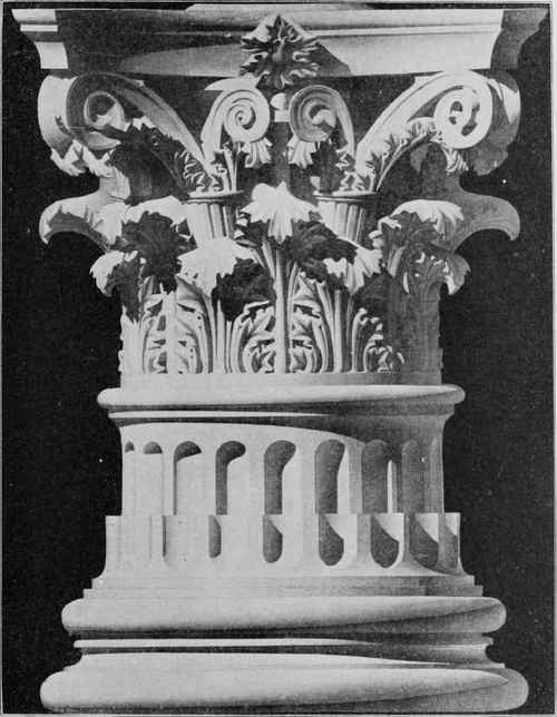 500x644 Classic Roman Corinthian Transition From Greek To Roman Order Part - Corinthian Column Drawing
