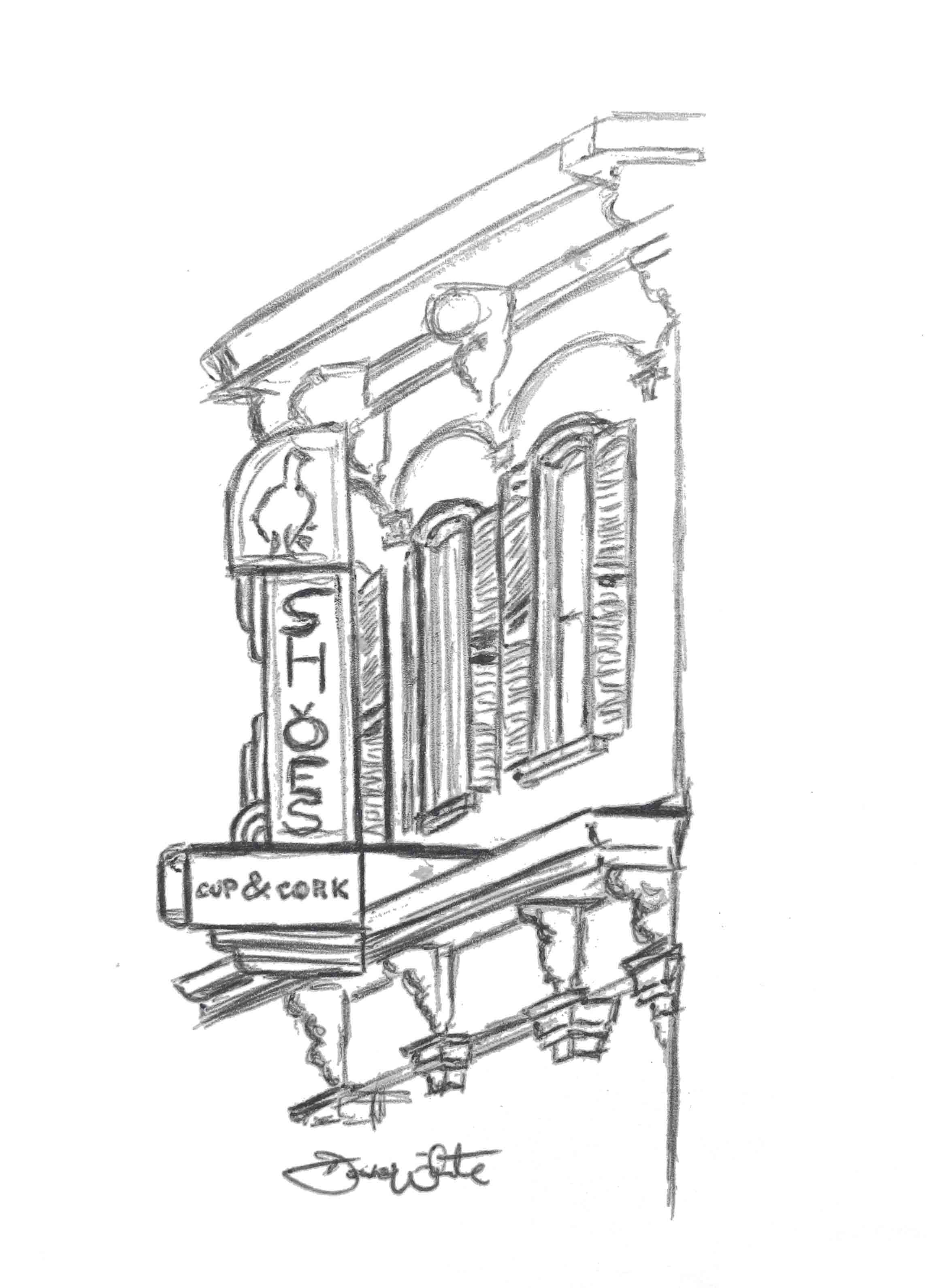 2304x3180 show cup and cork drawing fine artist - Cork Drawing