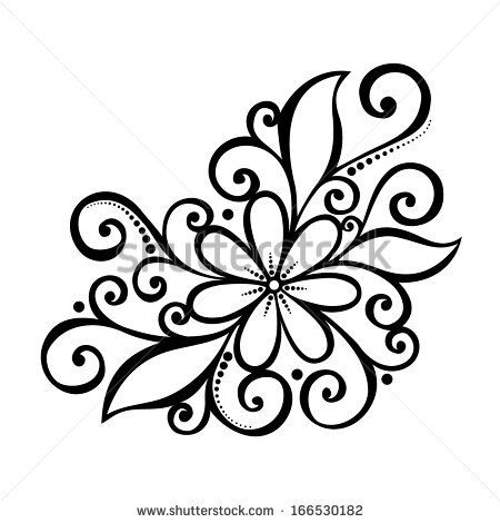 450x470 flower corner art journal ideas - Corner Flower Drawing