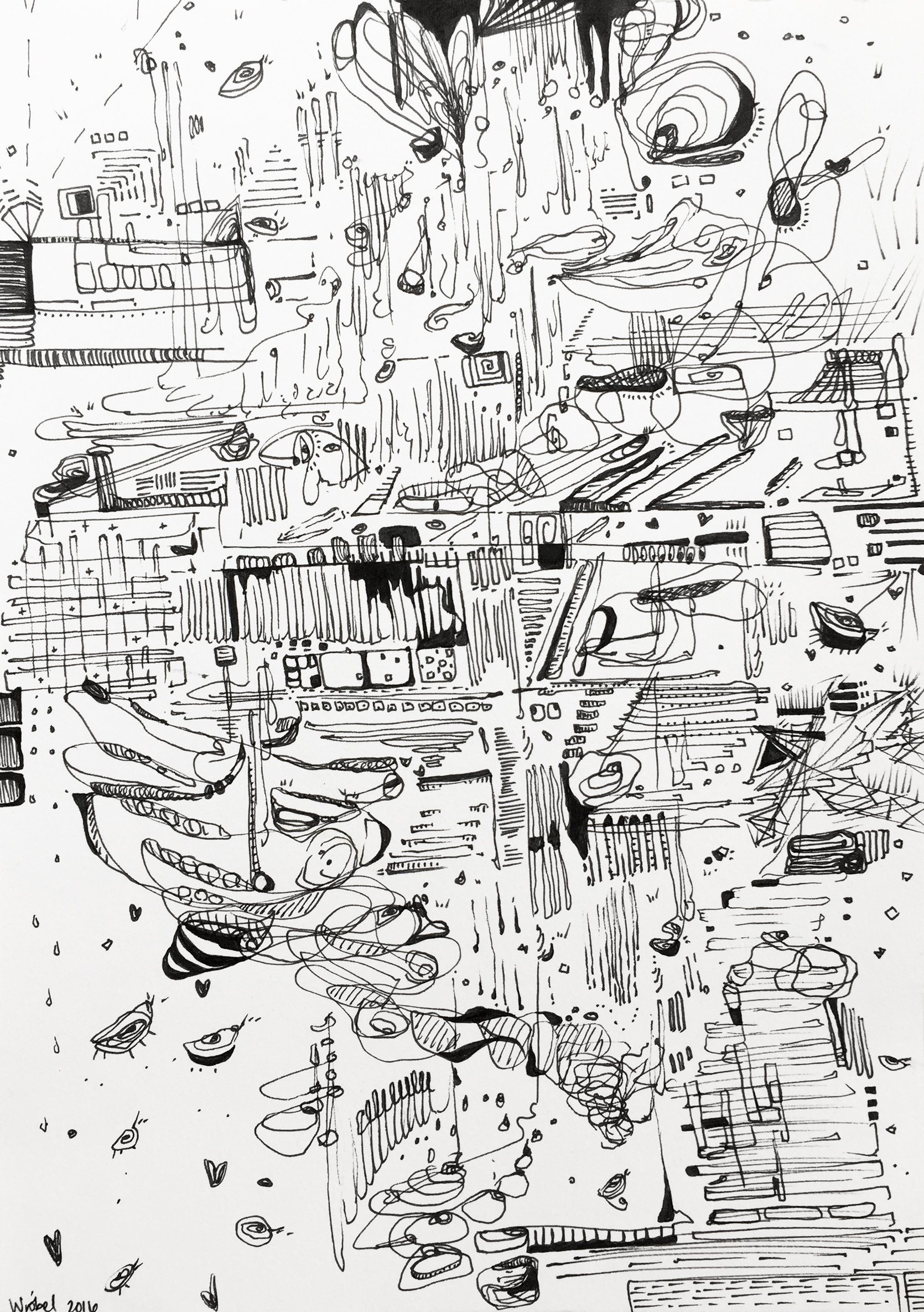 1670x2370 Cornerstone Natalia Wrobel Art - Cornerstone Drawing