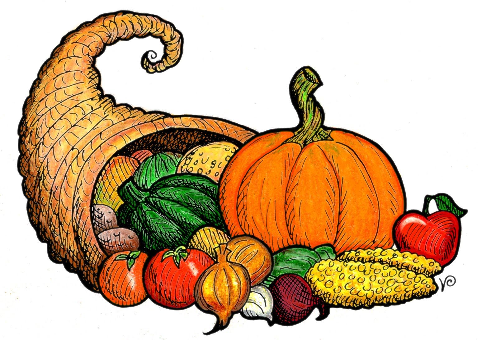 1548x1095 I'm Really Happy With This Cornucopia Drawing I Did For My October - Cornucopia Drawing