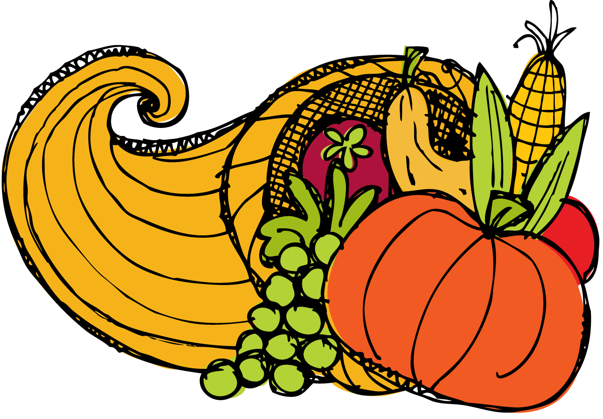 1201x835 Thanksgiving Cornucopia Drawing Transparent Png - Cornucopia Drawing