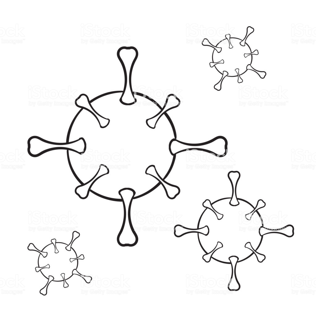 1024x1024 Coronavirus Disease Drawing