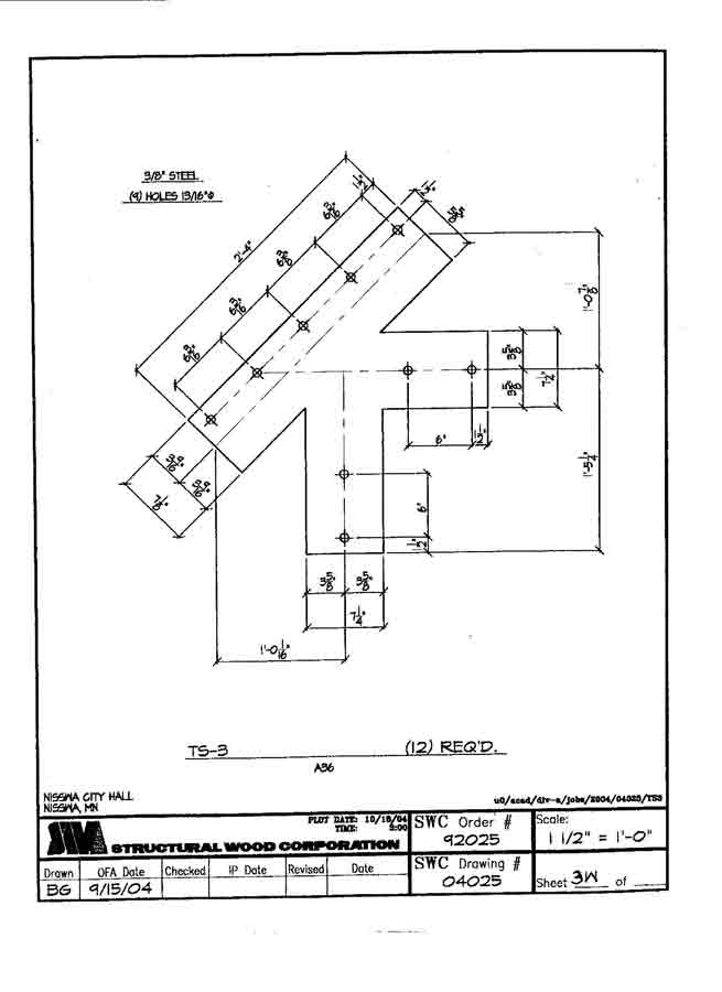 655x900 structural wood corporation shop drawings - Corporation Drawing