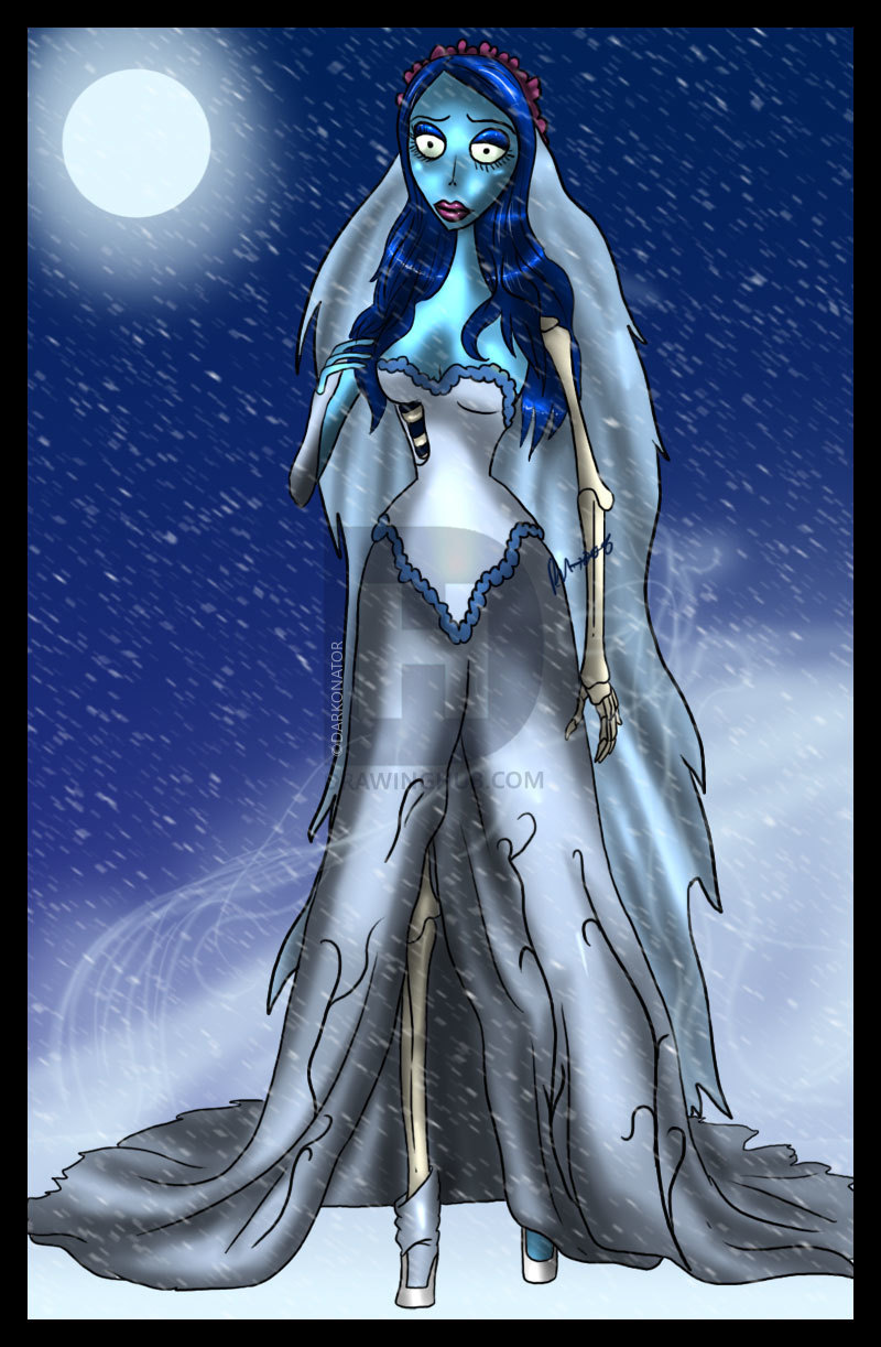 800x1222 how to draw corpse bride, step - Corpse Bride Drawing