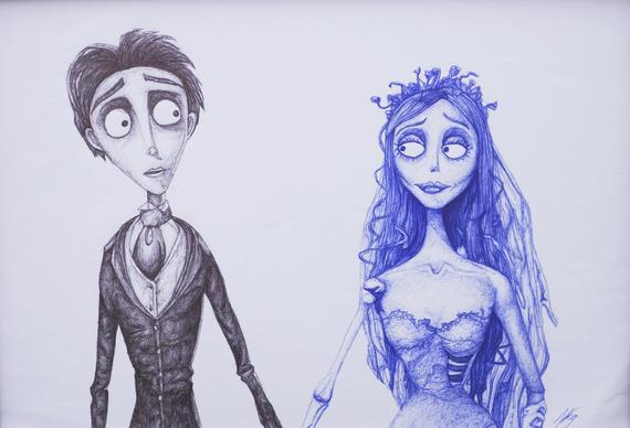 Corpse Bride Drawing at PaintingValley.com | Explore collection of ...