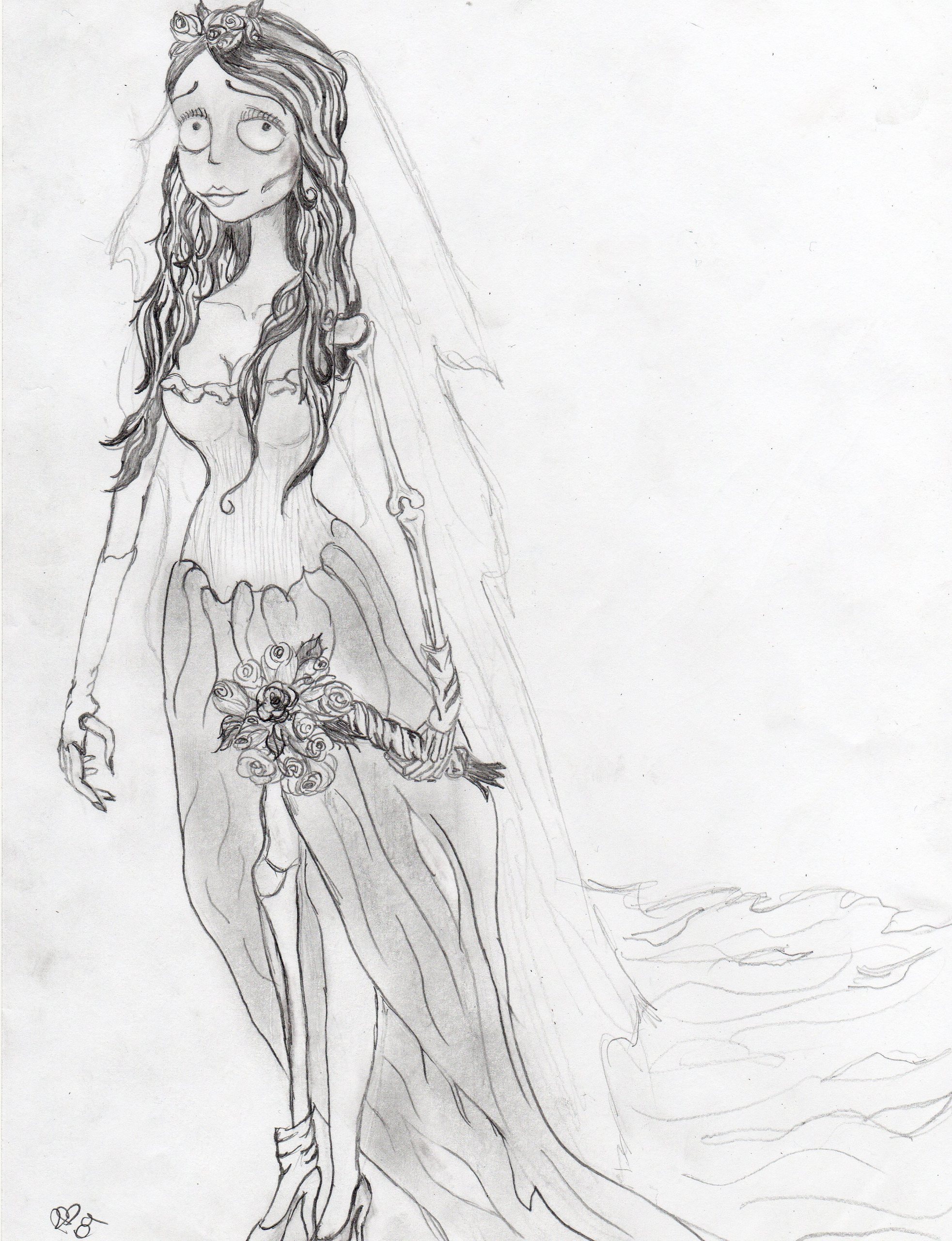1965x2560 corpse bride images emily hd wallpaper and background photos - Corpse Bride Drawing