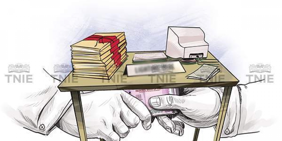 900x450 Transparency Survey Reveals Corruption Rising In India The New - Corruption Drawing