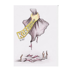 300x300 Corruption In Kosovo Drawing - Corruption Drawing
