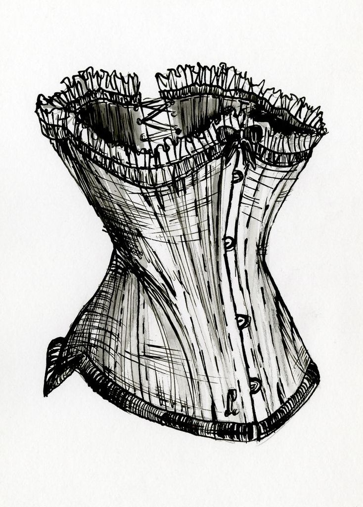 Corset Drawing at Explore collection of Corset Drawing