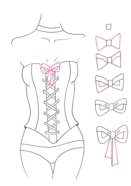 450x637 how to draw a corset my girl drawings, fashion design - Corset Drawing