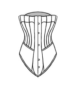 236x295 image result for corset drawing inspirations - Corset Drawing