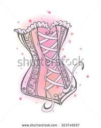 200x252 corset drawing - Corset Drawing