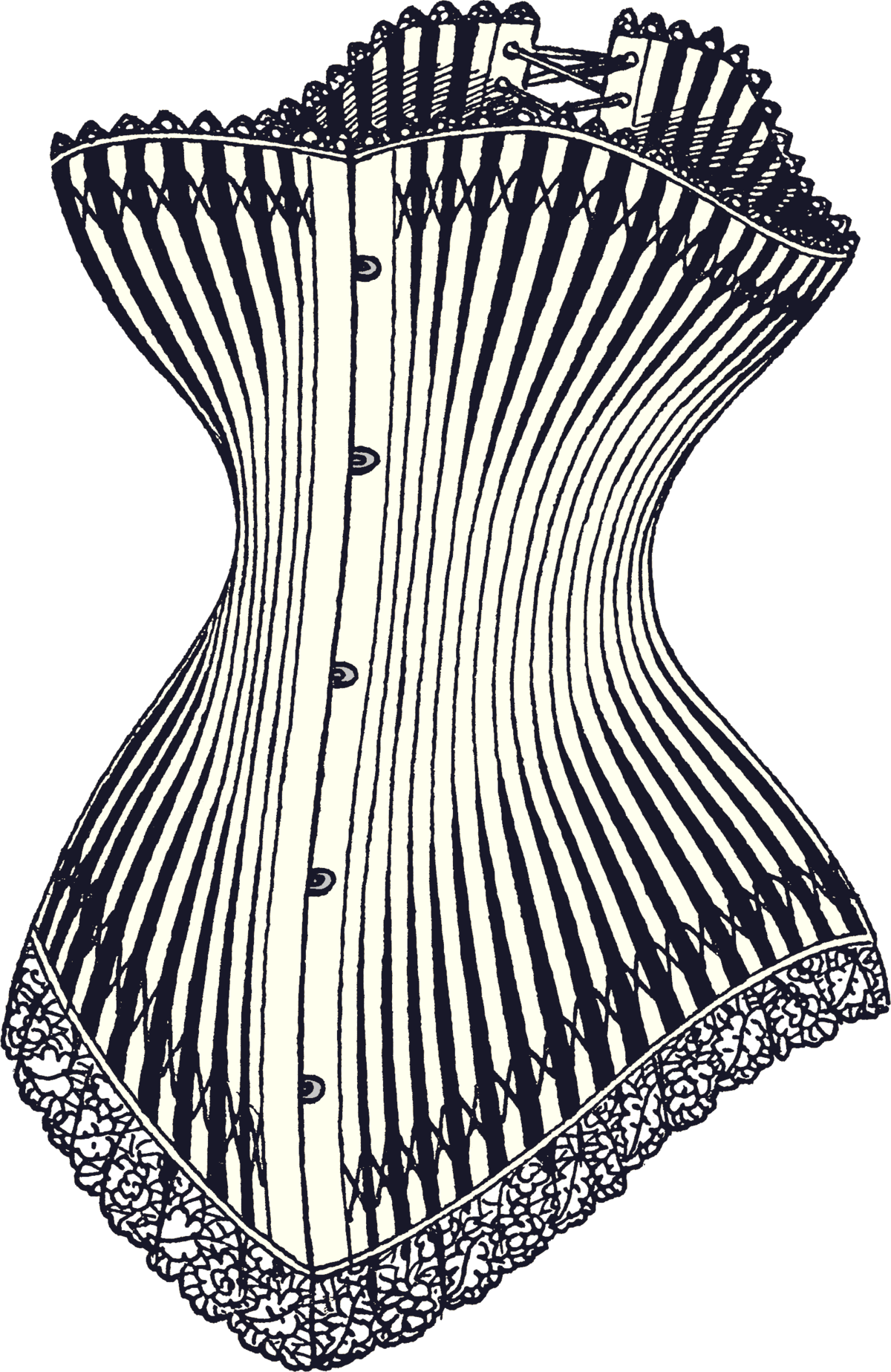 1200x1848 corset - Corset Drawing