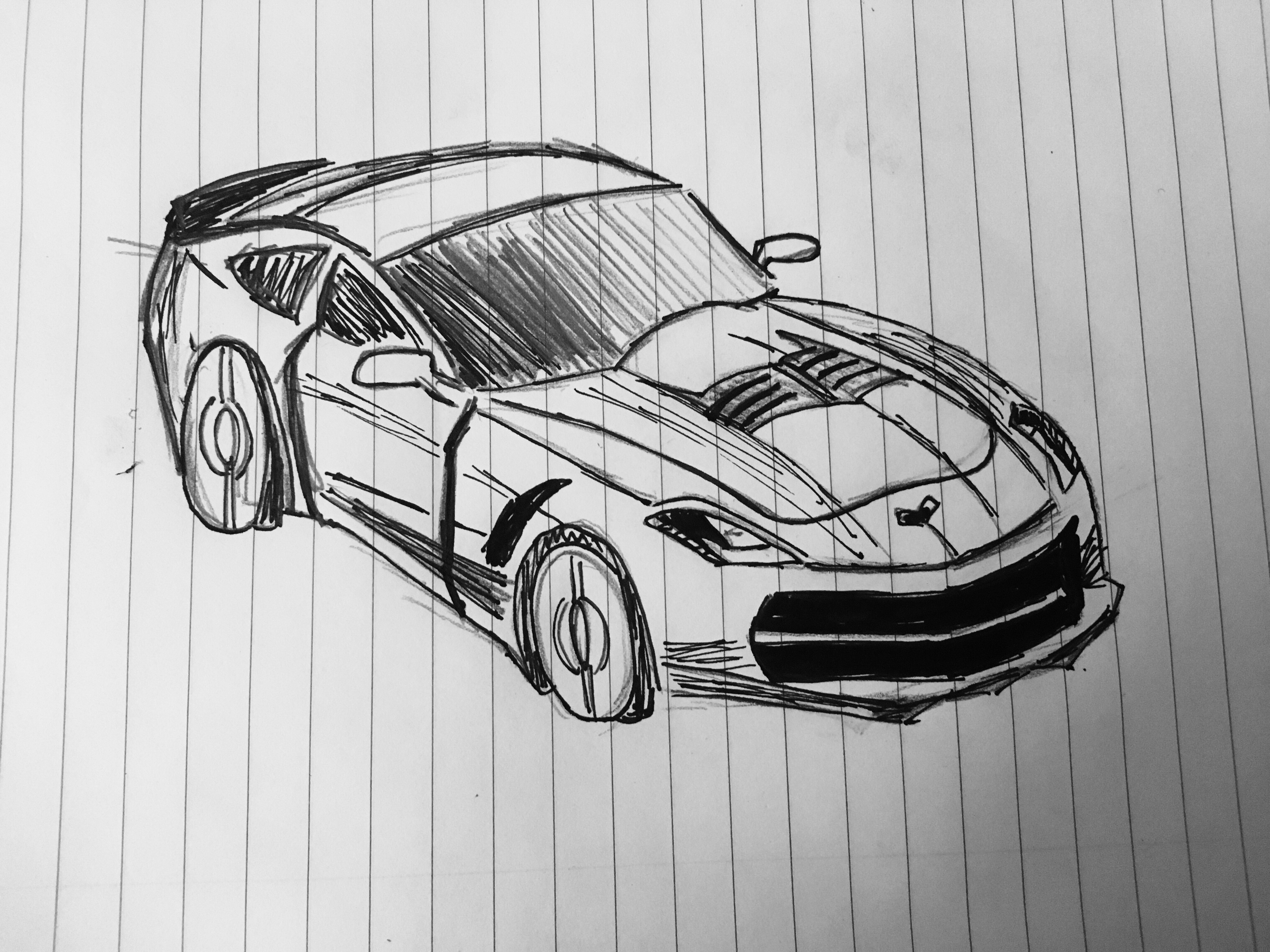4032x3024 my attempt - Corvette Stingray Drawing