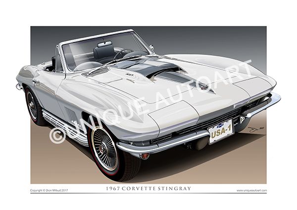 600x424 corvette - Corvette Stingray Drawing