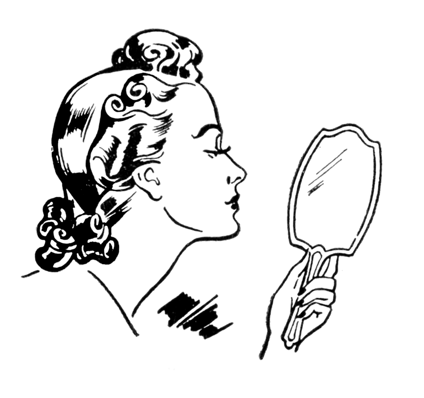 Free Cosmetology Clipart Great Free Clipart, Silhouette - Cosmetology Drawi...