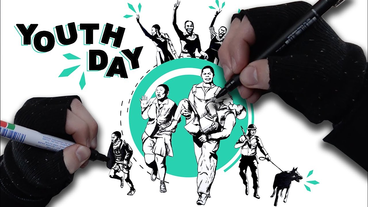 1280x720 june youth day drawing tribute - Cost Drawing