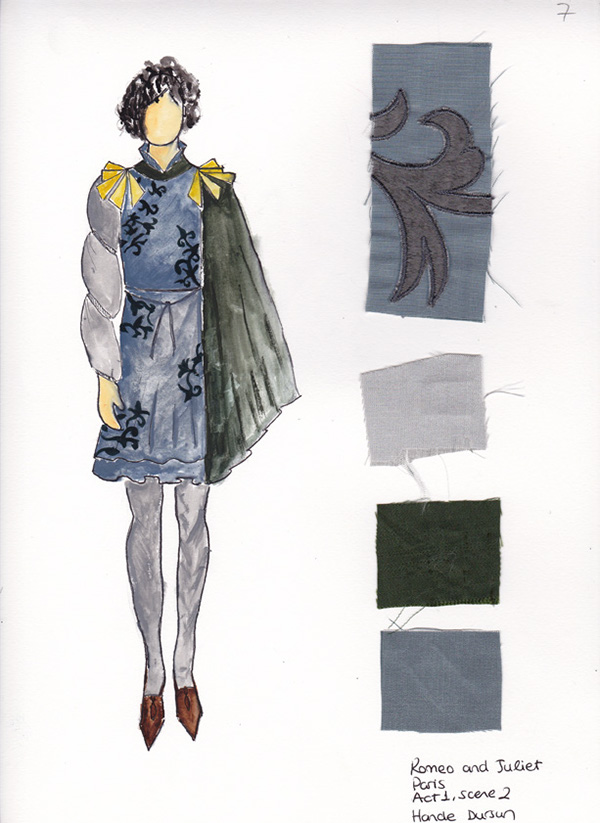 600x823 costume design sketches for romeo juliet on behance - Costume Drawing