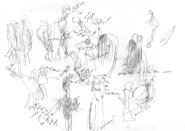 640x452 drawing, interpretation and costume design a study - Costume Drawing