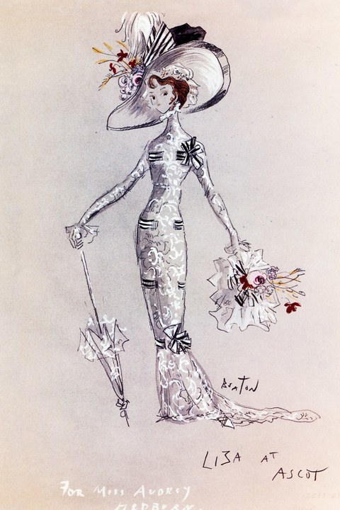480x720 exclusive original costume sketches from my fair lady photos - Costume Drawing