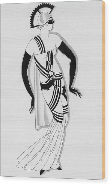 367x618 sketch of woman wearing hyperprism costume - Costume Drawing