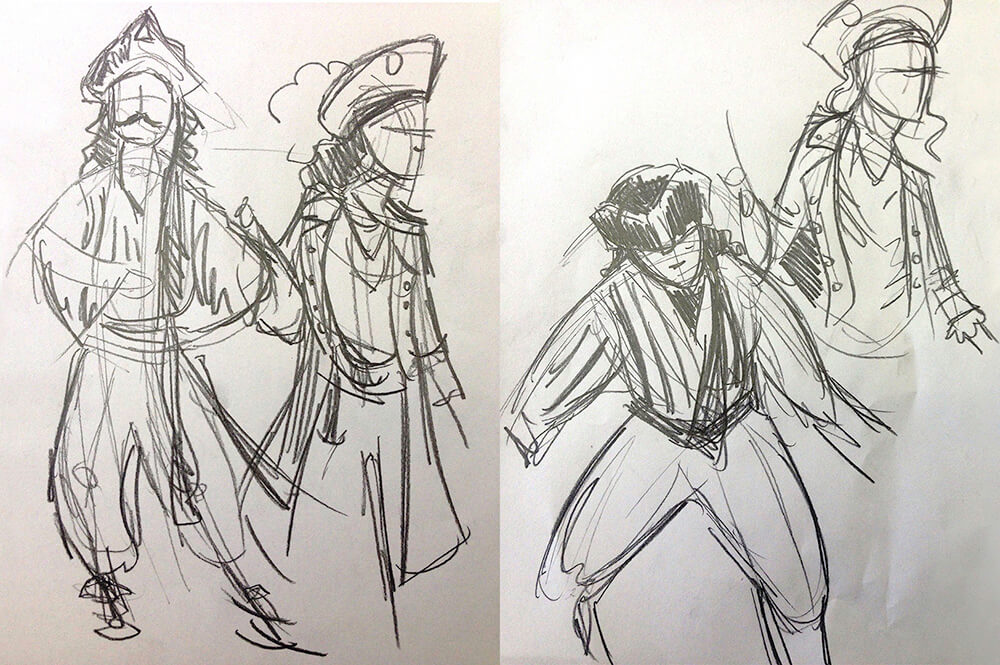 1000x665 youth council character life drawing - Costume Drawing