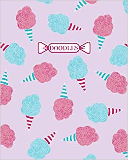 260x325 Doodles Large Blank Sketchbook For Drawing And Sketching For Kids - Cotton Candy Drawing