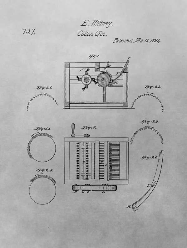 Cotton Gin Drawing at PaintingValley.com | Explore collection of Cotton ...