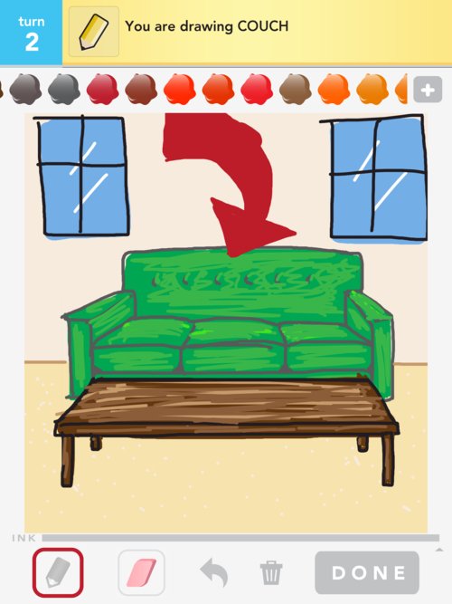 500x667 Couch Drawings - Couch Drawing