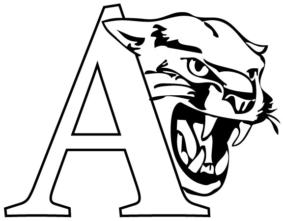 576x450 Logos Albany High School - Cougar Line Drawing