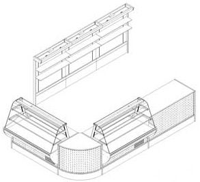 293x267 counter drawing lake egret cafe coffee shop counter, shop - Counter Drawing