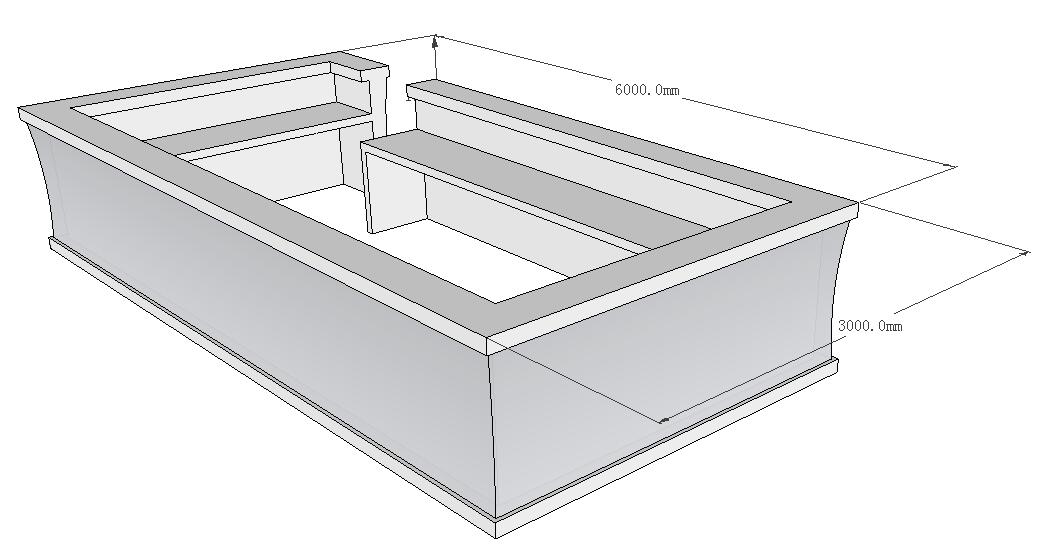 1039x553 unique square large bar counter furniture manufacturer - Counter Drawing