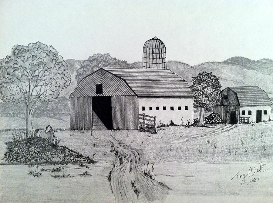 900x672 country life drawing - Country Drawings