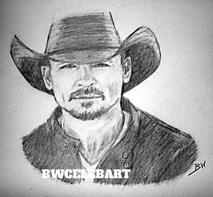 700x648 singer drawing country singer for free download - Country Drawings