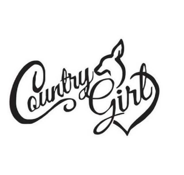 640x608 buy creative car styling country girl - Country Girl Drawings