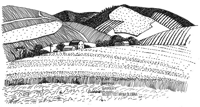 800x431 Mediabakery - Countryside Drawing