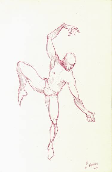 375x575 dancing drawing - Couple Dancing Drawing