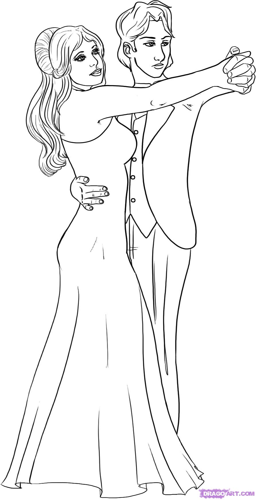 Couple Dancing Drawing at Explore collection of