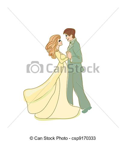 419x470 wedding dancing couple - Couple Dancing Drawing
