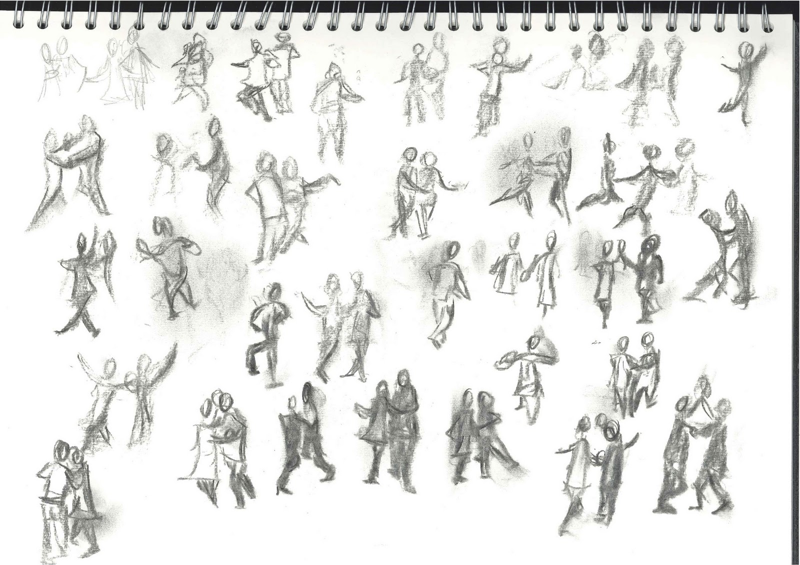 1600x1131 Animation Dance Drawing Practice - Couple Dancing Drawing