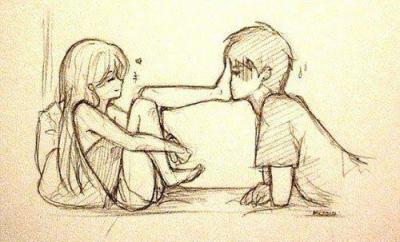 400x242 Couple Sketch Tumblr - Couple Drawing