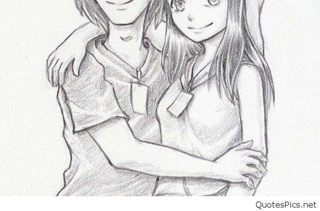 650x430 Couple Art Drawing Skill - Couple Drawing Images