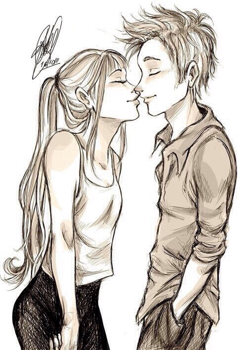 500x708 Couples Via Tumblr Uploaded - Couple Drawing Tumblr