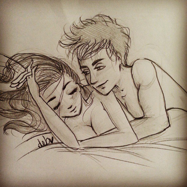612x612 Cute Love Drawing Tumblr Pictures - Couple Drawing Tumblr