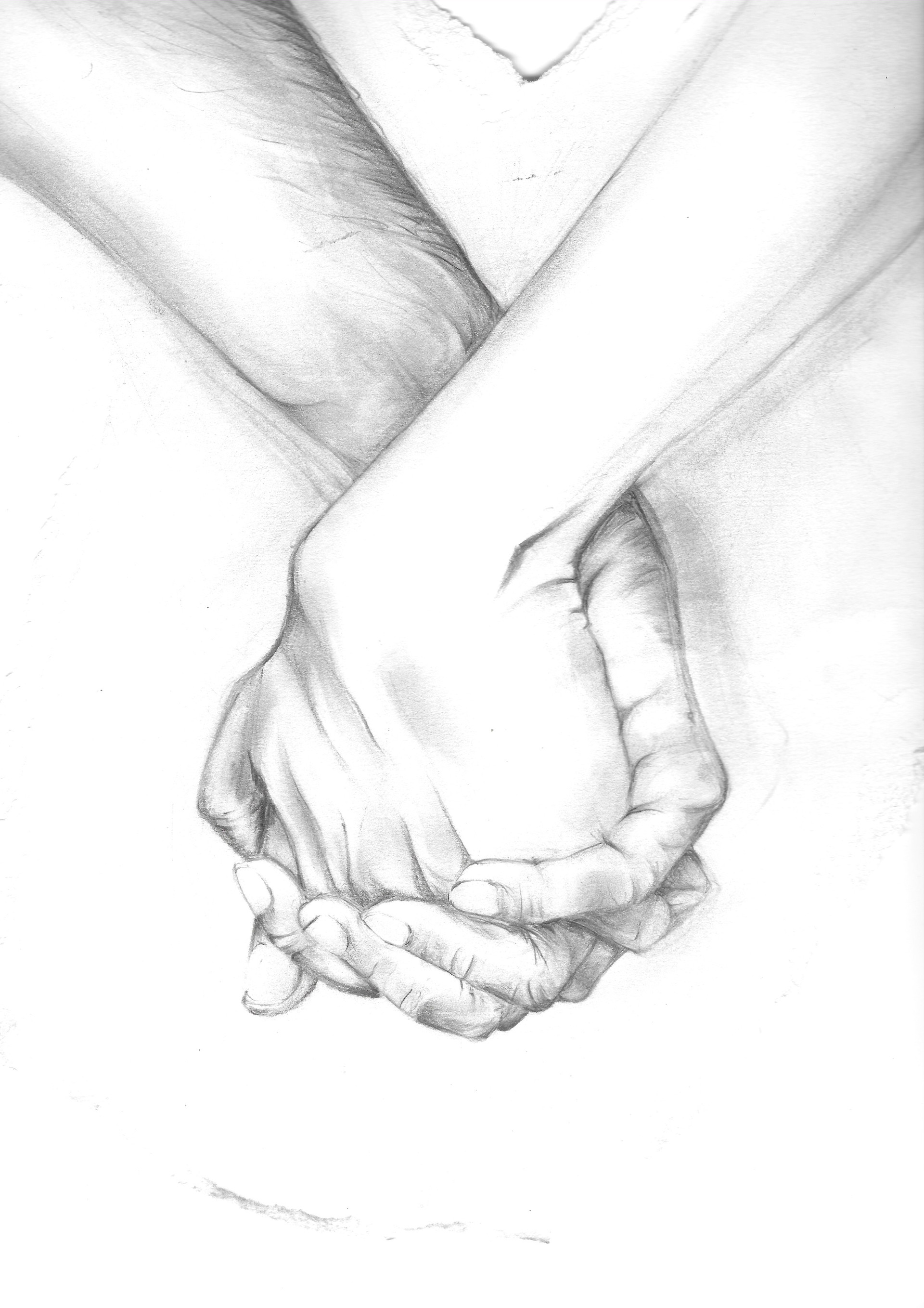 Couple Holding Hands Drawing at Explore collection