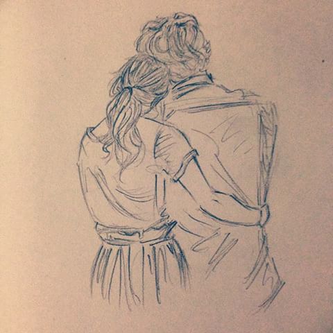 480x480 Huge Collection Of 'couples Hugging Drawing' Download More Than - Couple Hugging Drawing