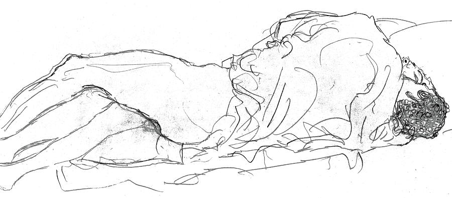900x394 Couple In Bed Drawing - Couple In Bed Drawing